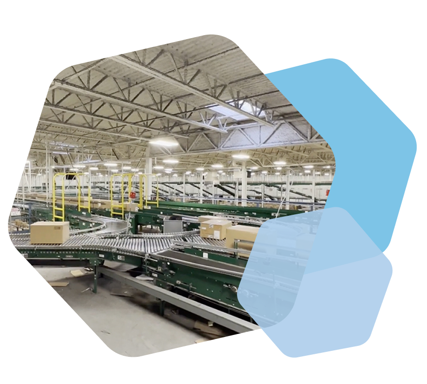 inside of Cart.com order fulfillment warehouse